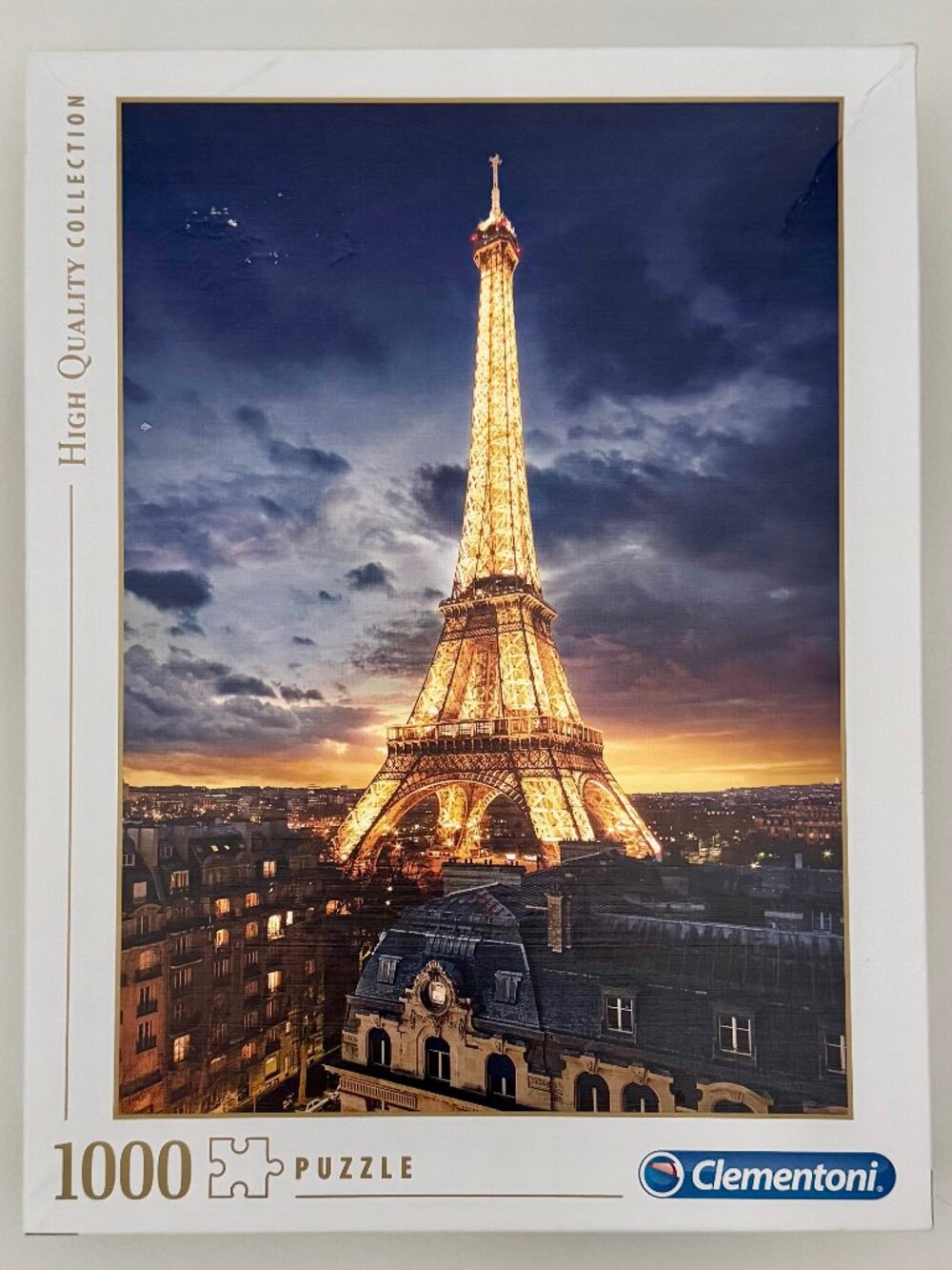 Clementoni High Quality Collection TOUR EIFFEL TOWER PARIS 1000 PUZZLE, NEW!